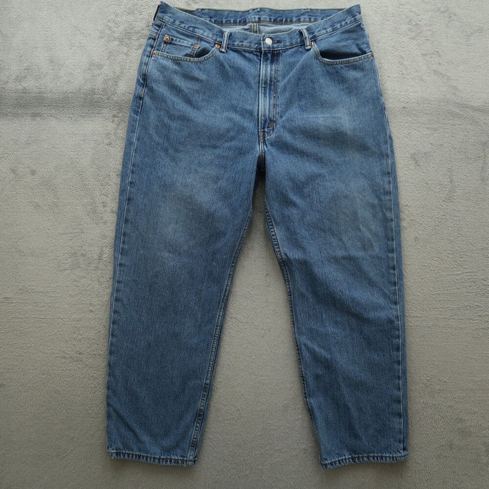 Levi's 550 Jeans Mens Size 40x30 (38x30 Actual) Blue Relaxed Tapered Denim